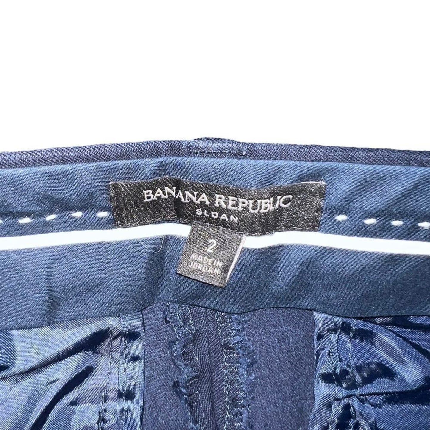 Banana Republic Sloan Navy Blue Pants Size 2