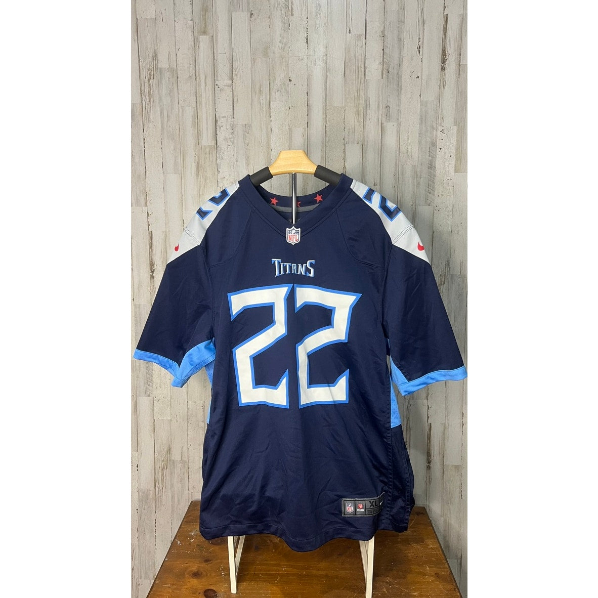 Nike NFL Tennessee Titans Derrick Henry #22 Men's XL Navy Blue Jersey