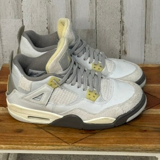 Jordan Air 4 Retro SE Craft 'Photon Dust' Kids Sneaker Size 7Y Multicolor