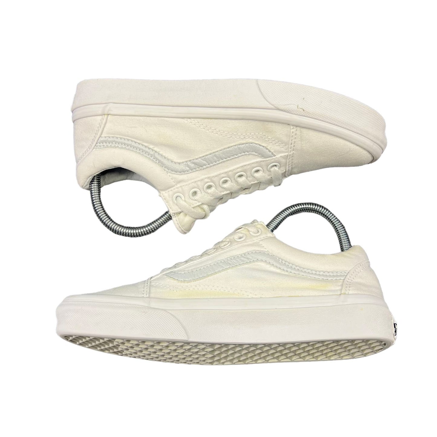 Vans Old Skool Unisex White/Marshmallow Low Top Lace-Up Sneakers Men 6.5/Women 8