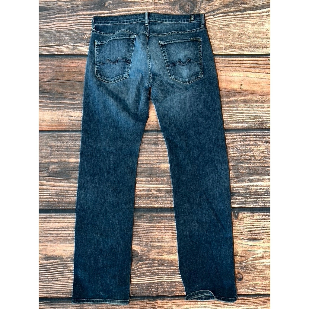 7 For All Mankind Austyn Men's Relaxed Jeans Blue Size 36