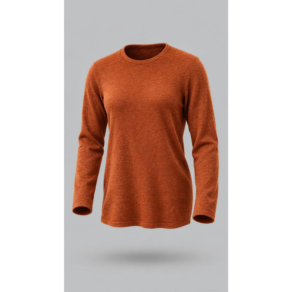 Vita Milano Sweater Womens Small Brown Crew Neck Long Sleeve Knit