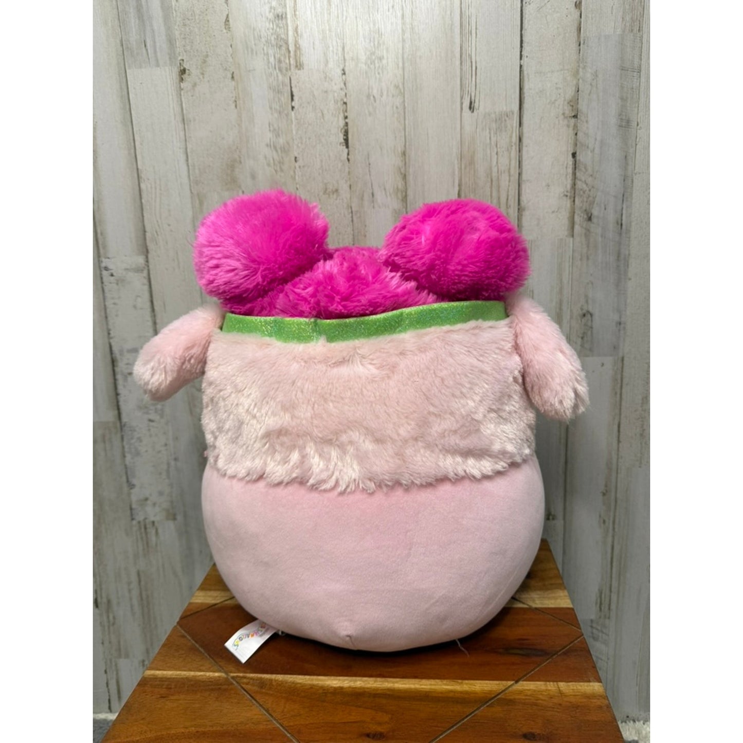 Squishmallows 14" Zyan the Pink Bigfoot Squish-Doo Plush Toy