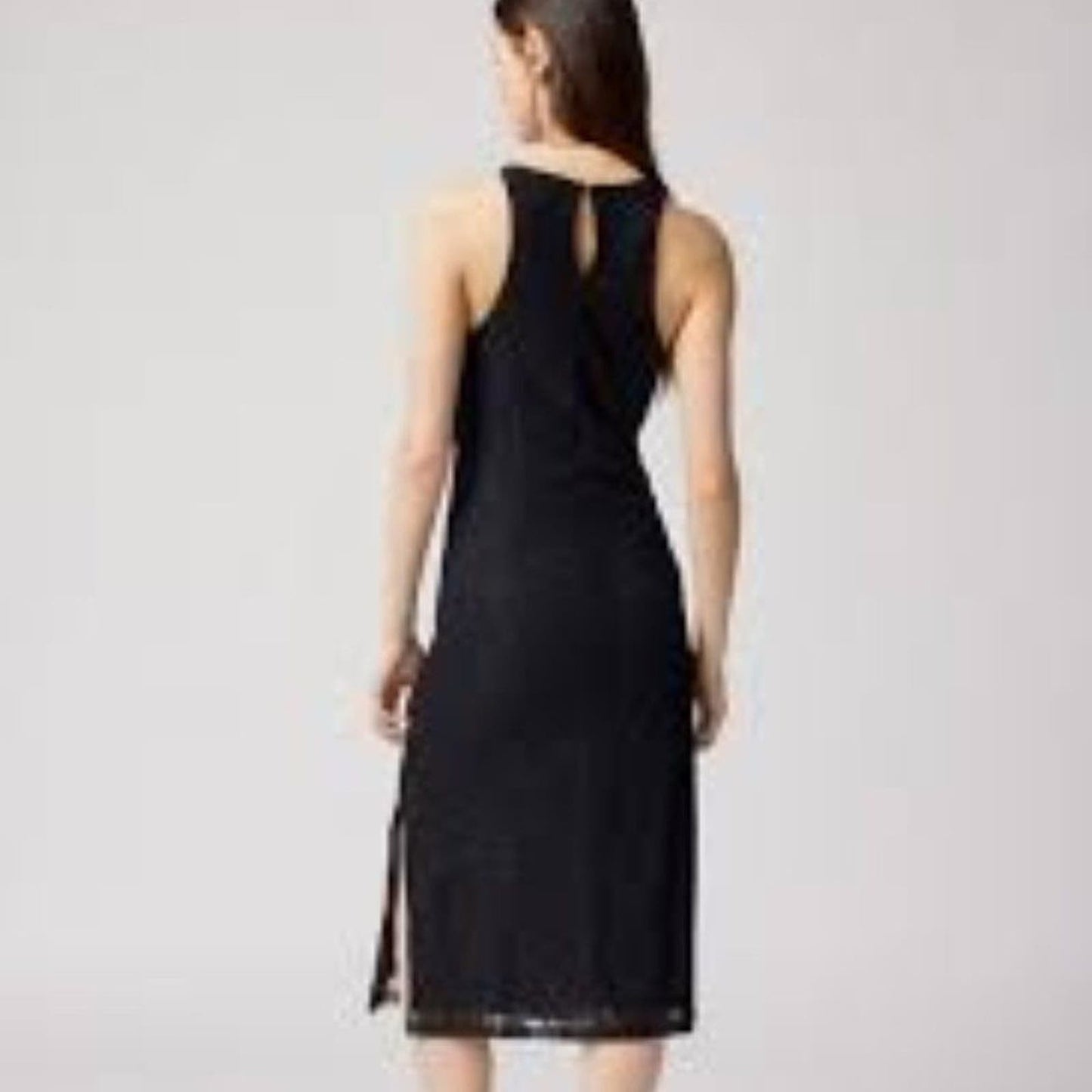 NWT Casey Lace Midi Dress Urban Outfitters Black Sleeveless Size Medium