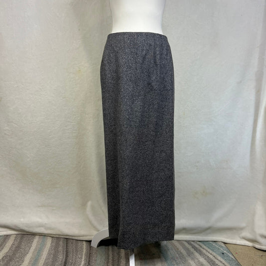 Pendleton Women's Size 6 Gray Tweed Straight Pencil Wool Midi Skirt