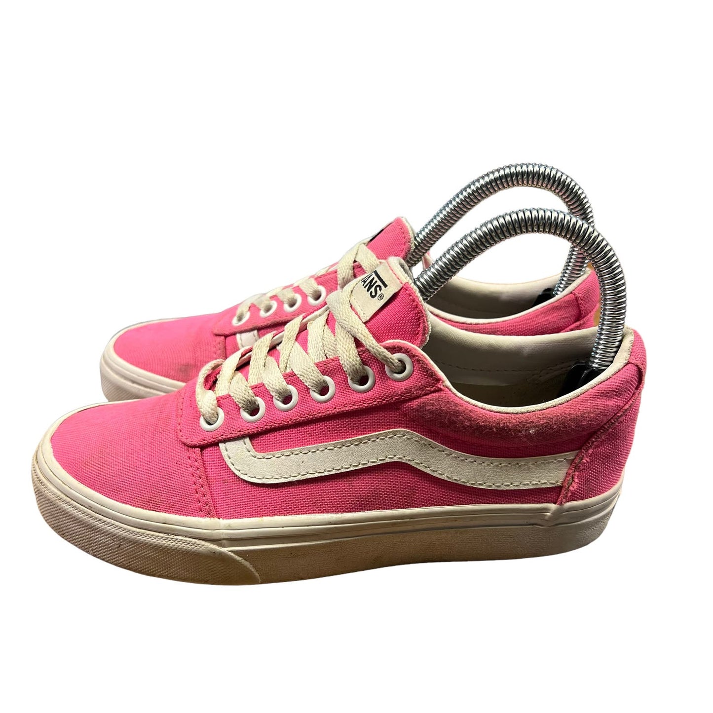 Vans Ward Low Top Honeysuckle Pink Canvas Skate Shoes Sneakers Women's Size 5