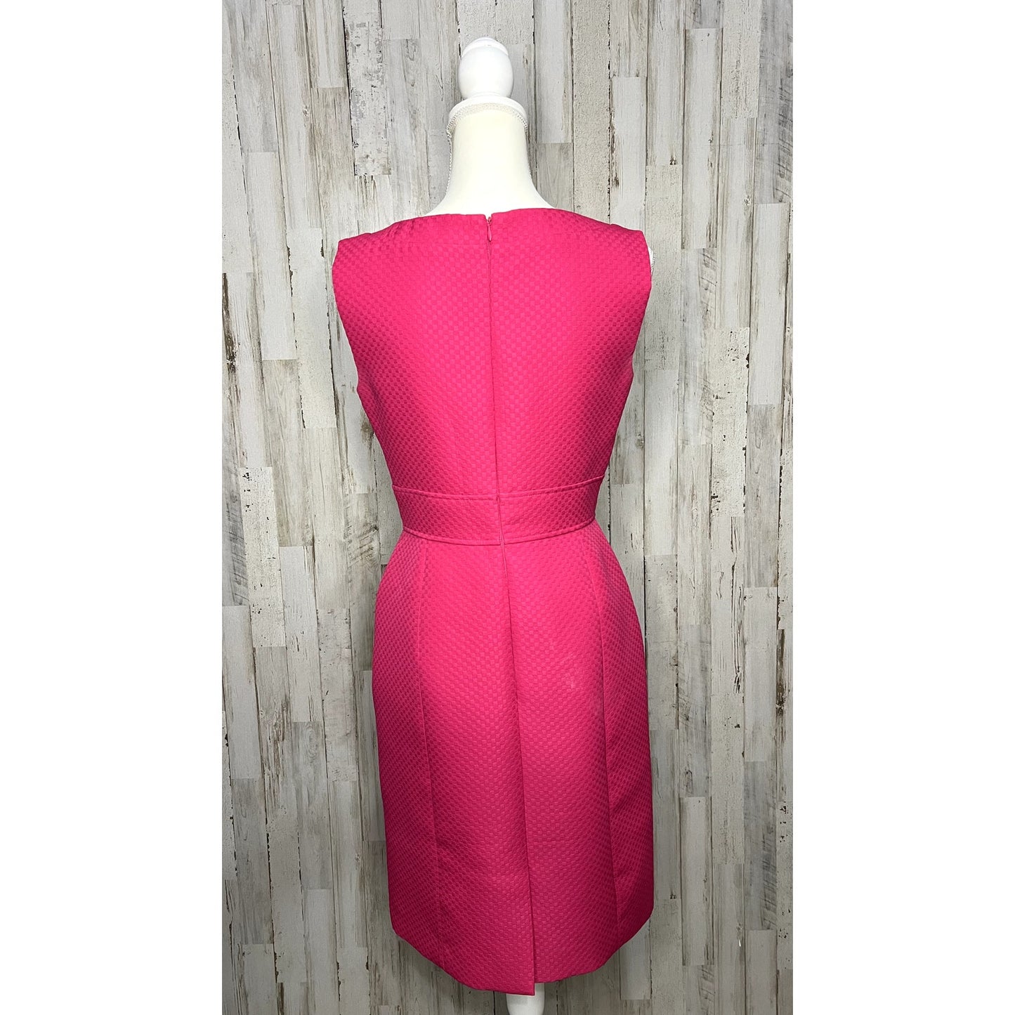 Tahari-Levine Studio Women's Pink Sleeveless Sheath Dress Size 4 Formal