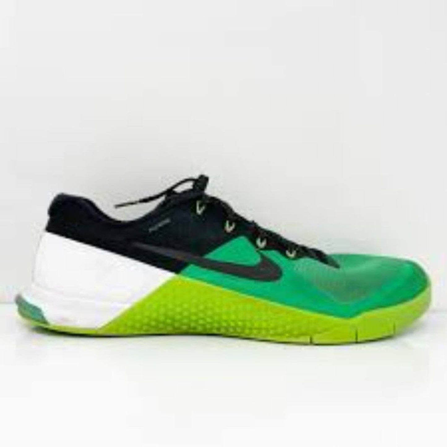 Nike Metcon 2 II Spring Leaf Black Voltage Green White 819899-300 Mens Size 12