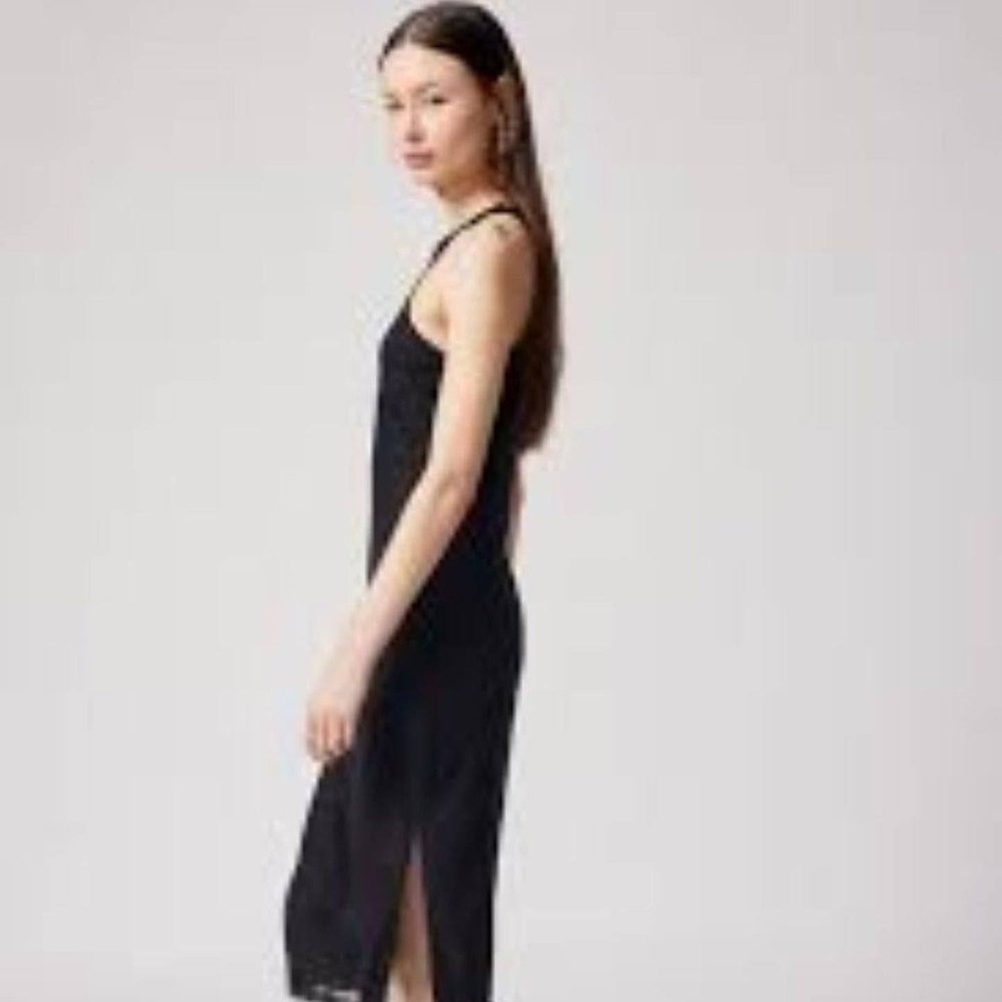 NWT Casey Lace Midi Dress Urban Outfitters Black Sleeveless Size Medium