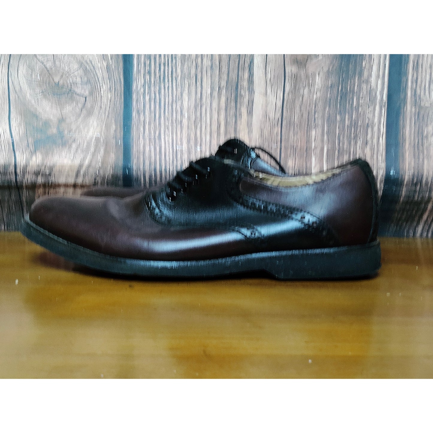 Johnston & Murphy Mens Oxford Dress Shoes Brown Brogue 11.5