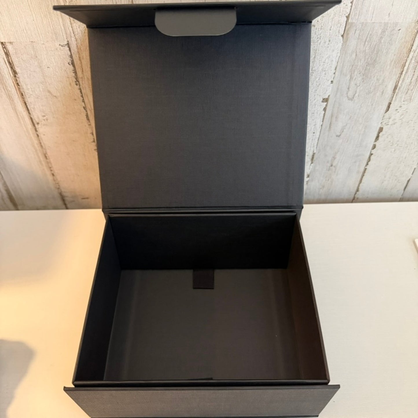 Versace Gift Box with Lid Black Gold Logo Luxury Packaging Storage Display