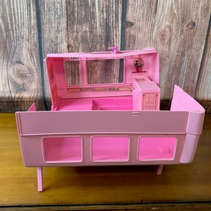 Vintage 1988 Barbie Magical Motorhome Pink RV Camper Van - MISSING THE FRONT