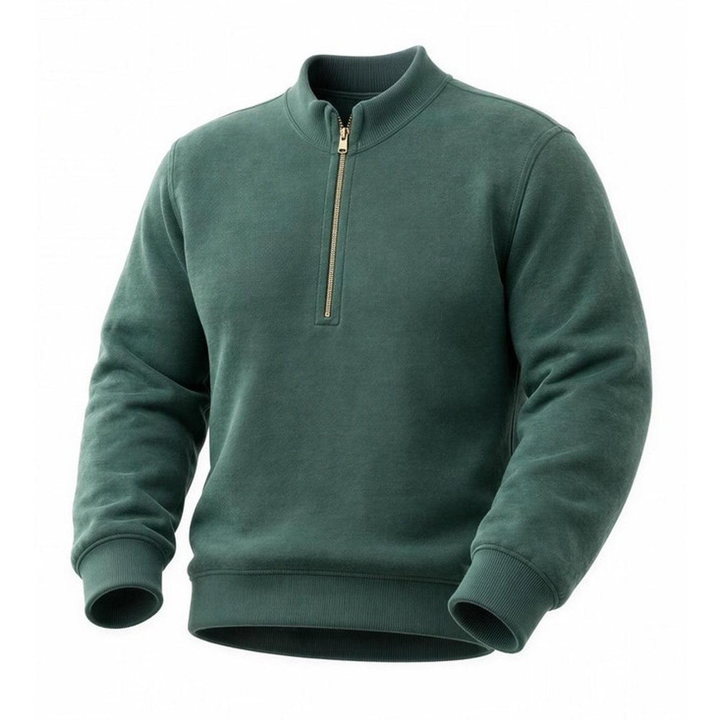 Tommy Bahama Sweater Mens Size Medium Green Blue Reversible 1/4 Zip Pullover
