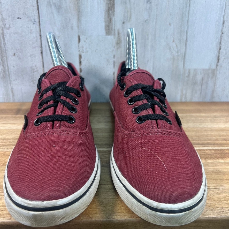 Vans Authentic Maroon Burgundy Lace-Up Sneakers Men's Size 6