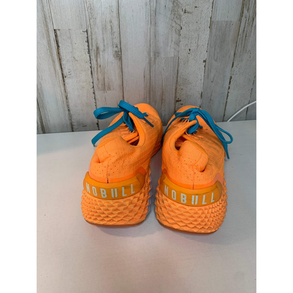 NOBULL Ripstop Runner Men's Running Training Shoes Neon Orange Size 9