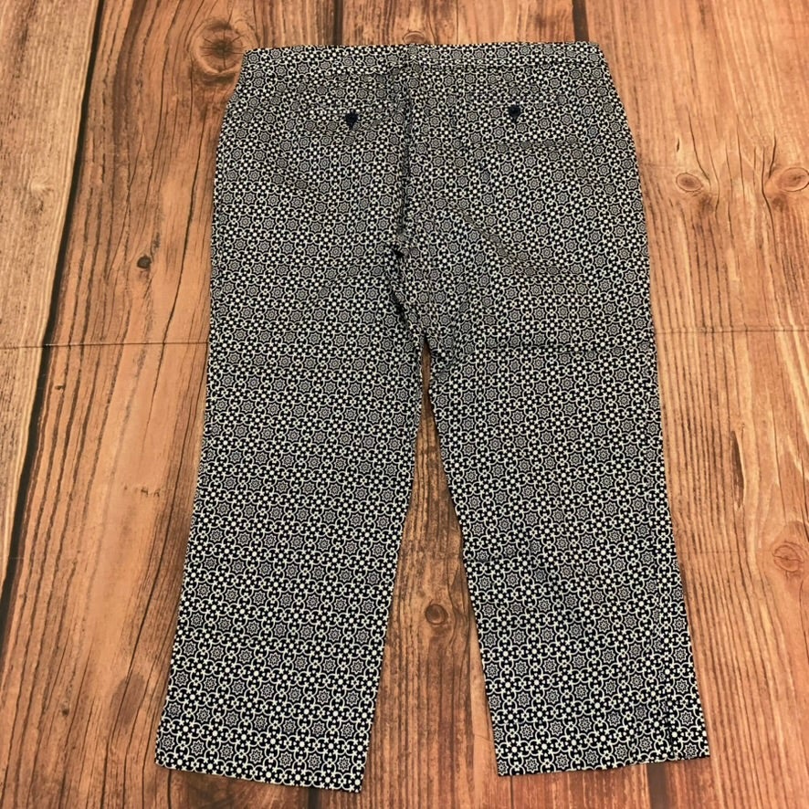 Laundry by Shelli Segal Ankle Pant Womens Size 14 Blue Print