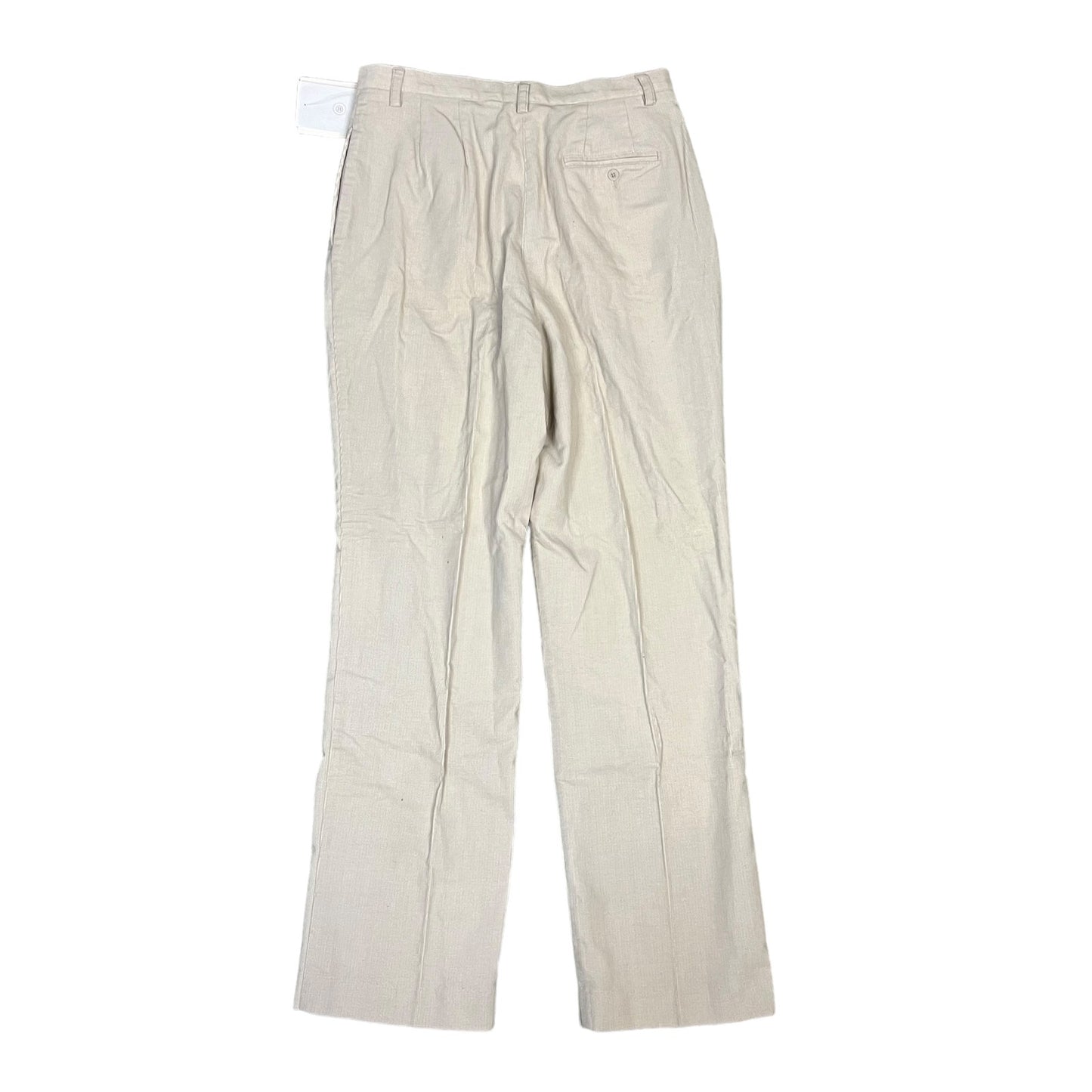 NWT Liz Claiborne Lizsport Womens Khaki Straight Pants Size 10 Beige Classic Fit