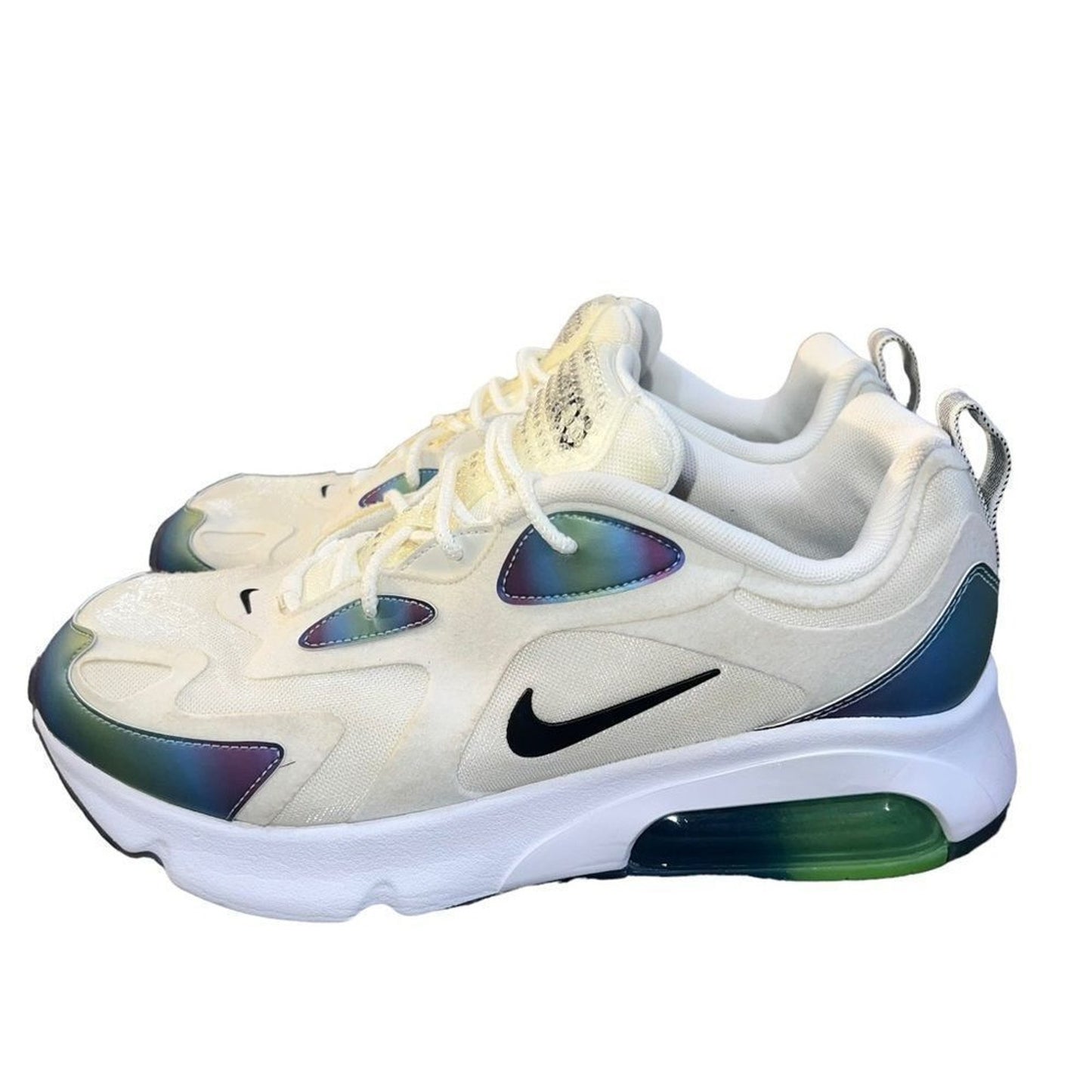 Nike Air Max 200 Bubble Pack Men's Sneakers Summit White/Black Size 9.5