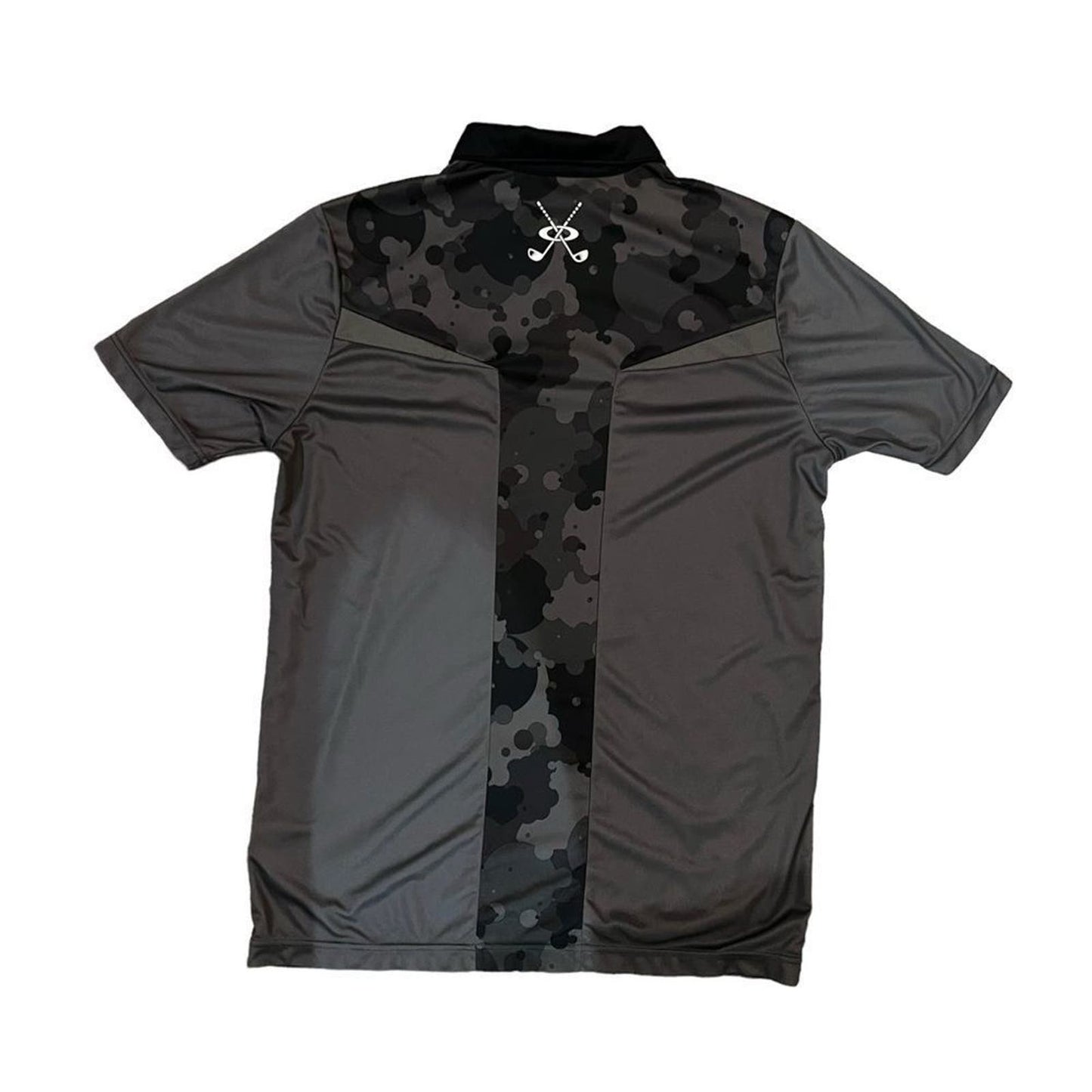 Oakley Camo Back Evo Golf Short Sleeve Polo Shirt Size Small