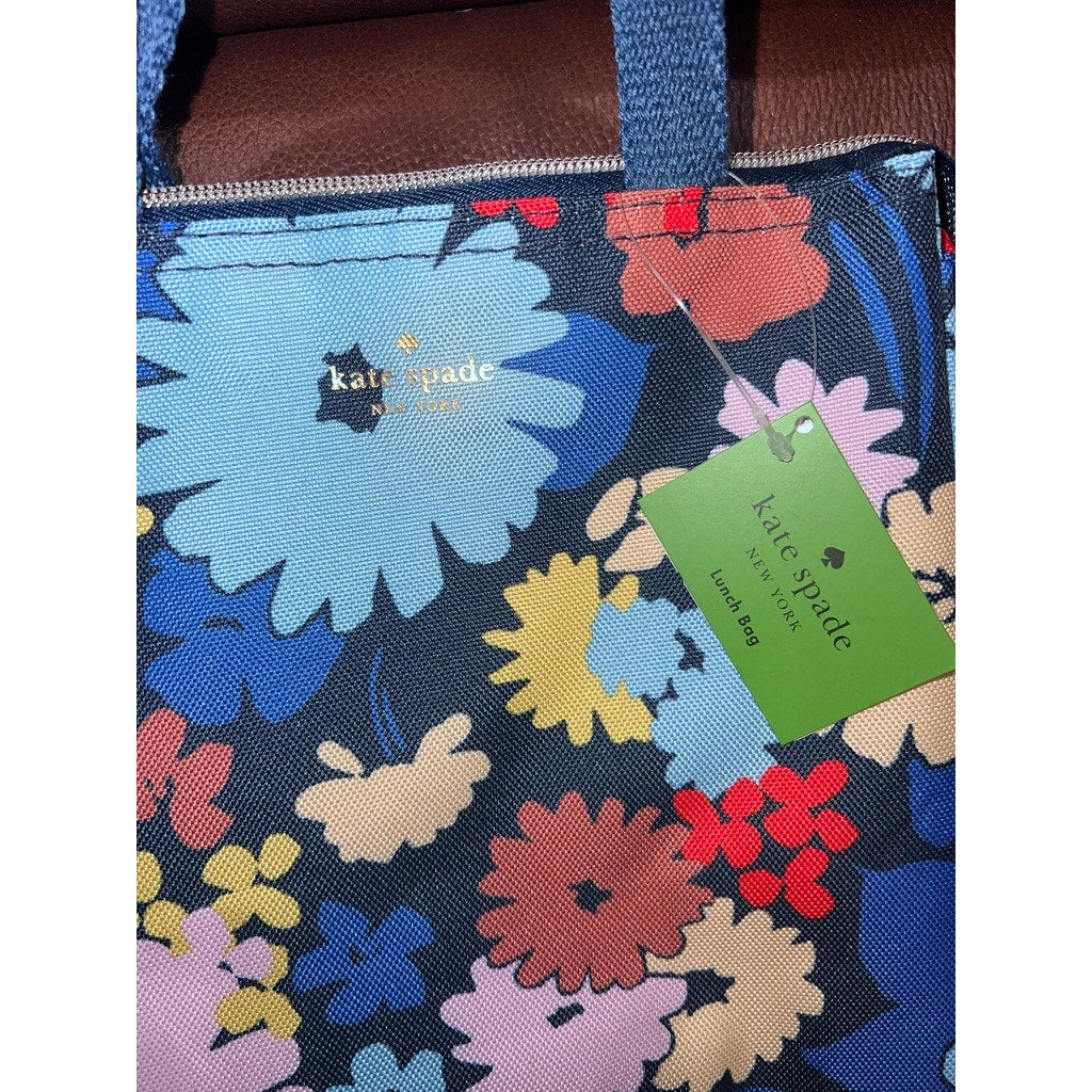 NWT Kate Spade Floral Garden Insulated Lunch Tote Bag Multicolor