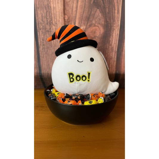 NWT Squishmallows Grace the Ghost Halloween Plush White Boo 8 in
