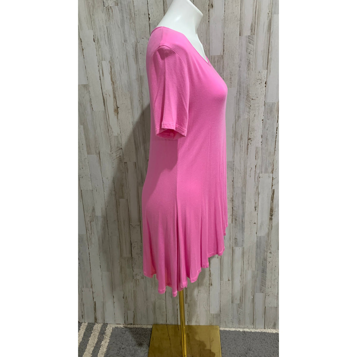 Simply Southern Dress Womens Size S Pink T-Shirt Knee Length