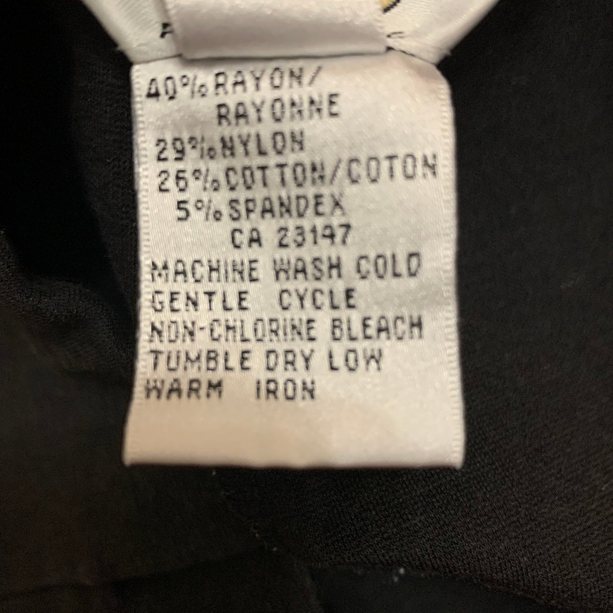 Talbots Petites Vintage Black Pull-On Ankle Pants Size Small