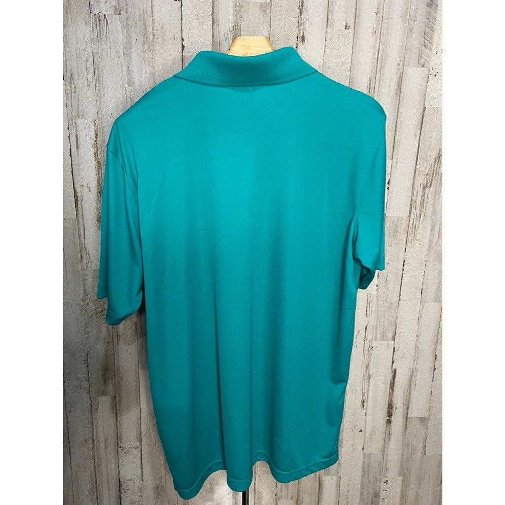 NWT Knights Apparel Men's Large Coastal Carolina Teal Polo Golf Shirt