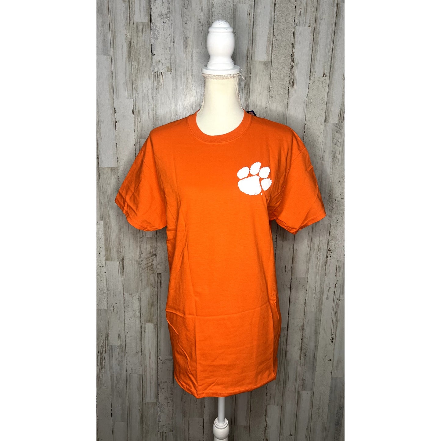 NWT Clemson University Orange Neon Palmetto Trees Short Sleeve Unisex T-Shirt