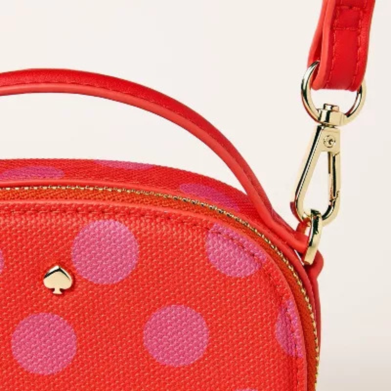NWT Kate Spade X Target Pink Polka Dot Mini Crossbody Bag Detachable Strap