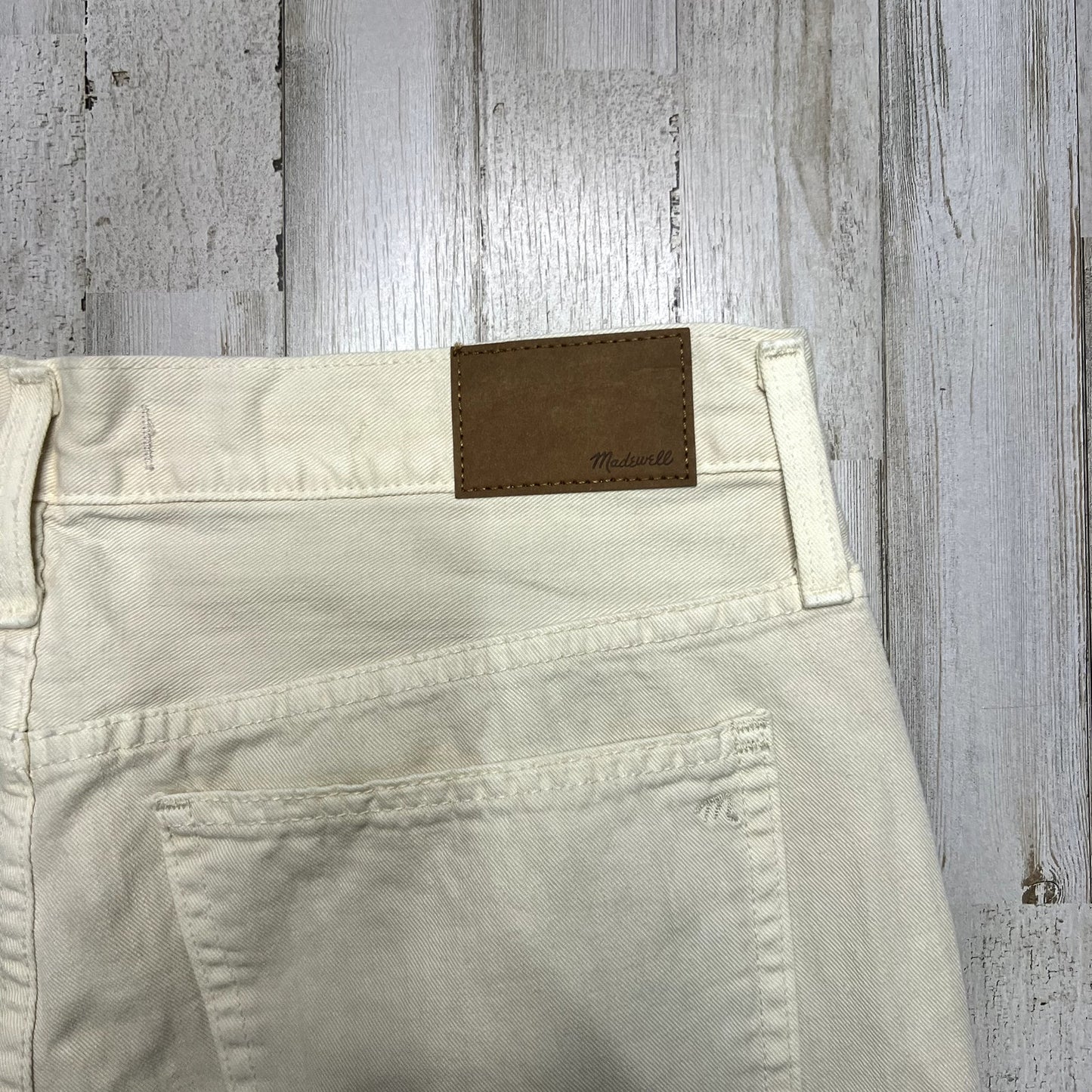 NWT Madewell x Donni Women's Size 28 Low-Rise Loose Jeans in Antique Cream