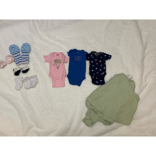 Carter's Preemie Baby Girl Clothing Set Multicolor 8-Piece