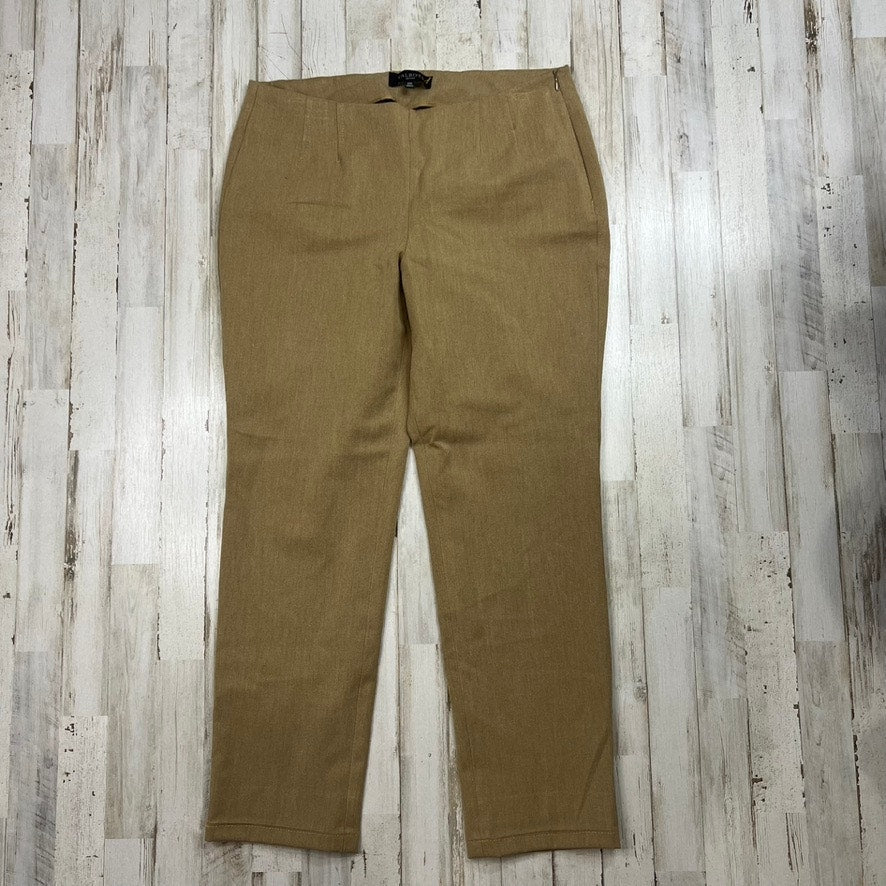 Talbots Petites Women's Brown Straight Leg Trousers Size 10P