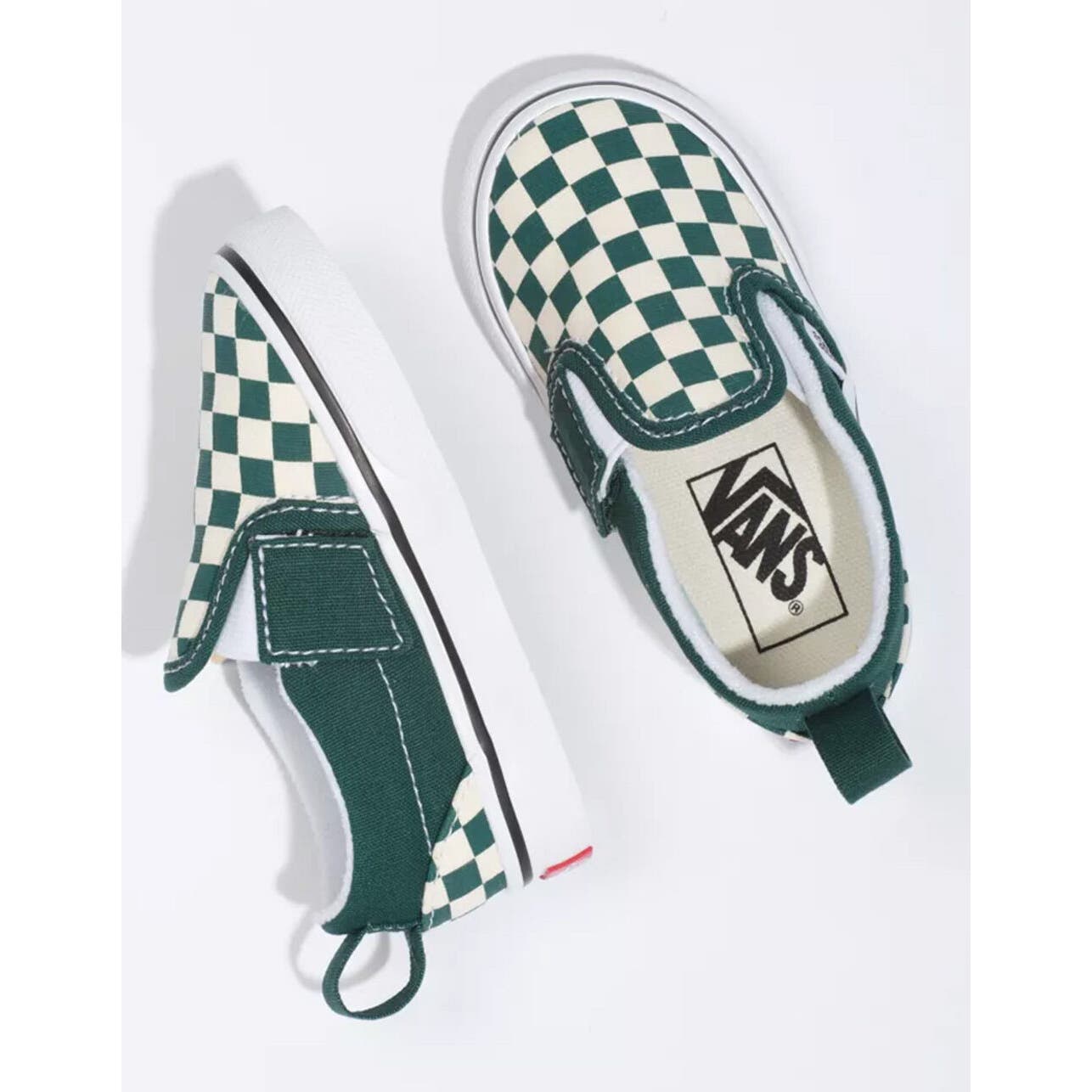 Vans Slip-On V (Color Theory) Checkerboard Mountain View Toddler Size 5.0