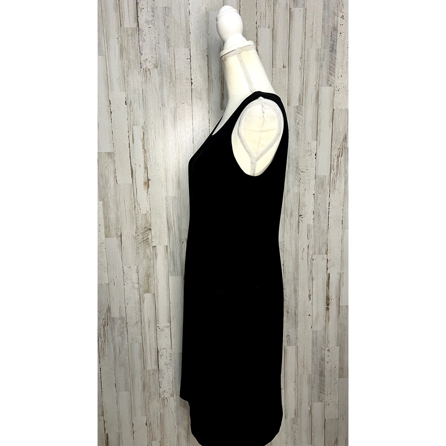 Anne Klein Women's Black Sleeveless Pencil Dress Size 8 Formal Wear