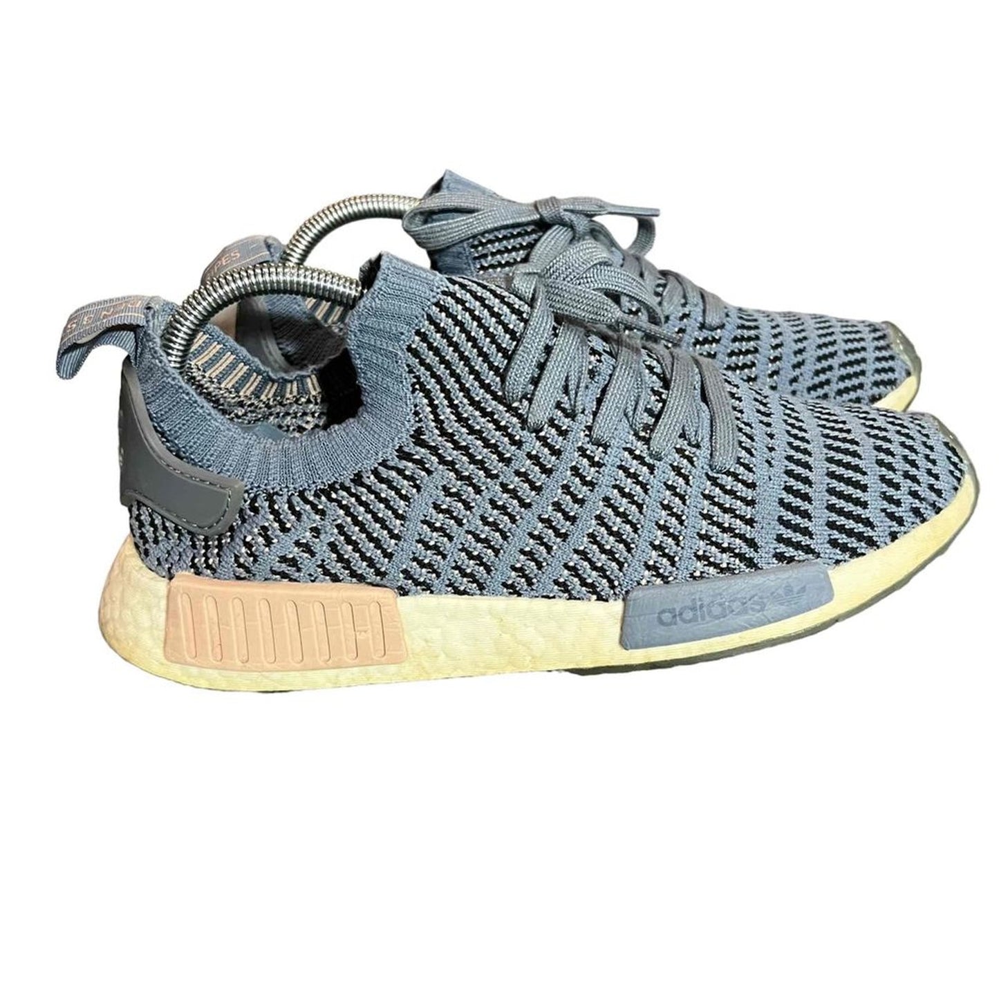 adidas NMD R1 STLT Womens Sneakers Gray Black Size 9.5 Athletic Walking