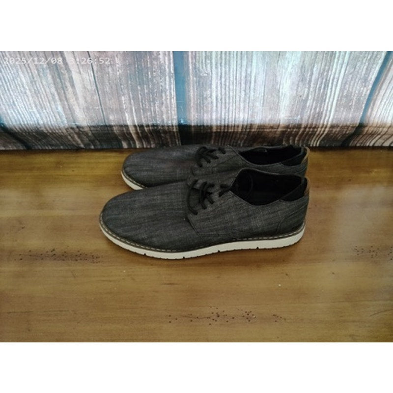 TOMS Navi Oxford Men's Lace-Up Shoes Dark Gray Casual 11.5
