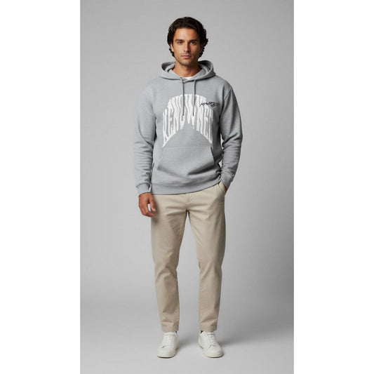 NWT RENOWNED.LA Hoodie Unisex Adults Size Large Gray Graphic Print Pullover