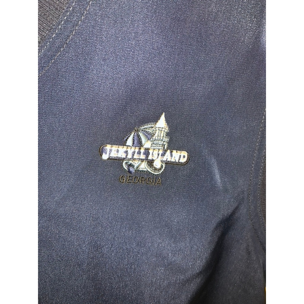 Monterey Classic Men's Jekyll Island Windbreaker Golf Vest Blue Size Medium