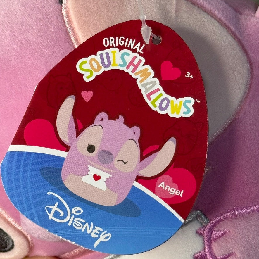 NWT Disney Squishmallows Lilo & Stitch Valentine's Day Plush Set 8"