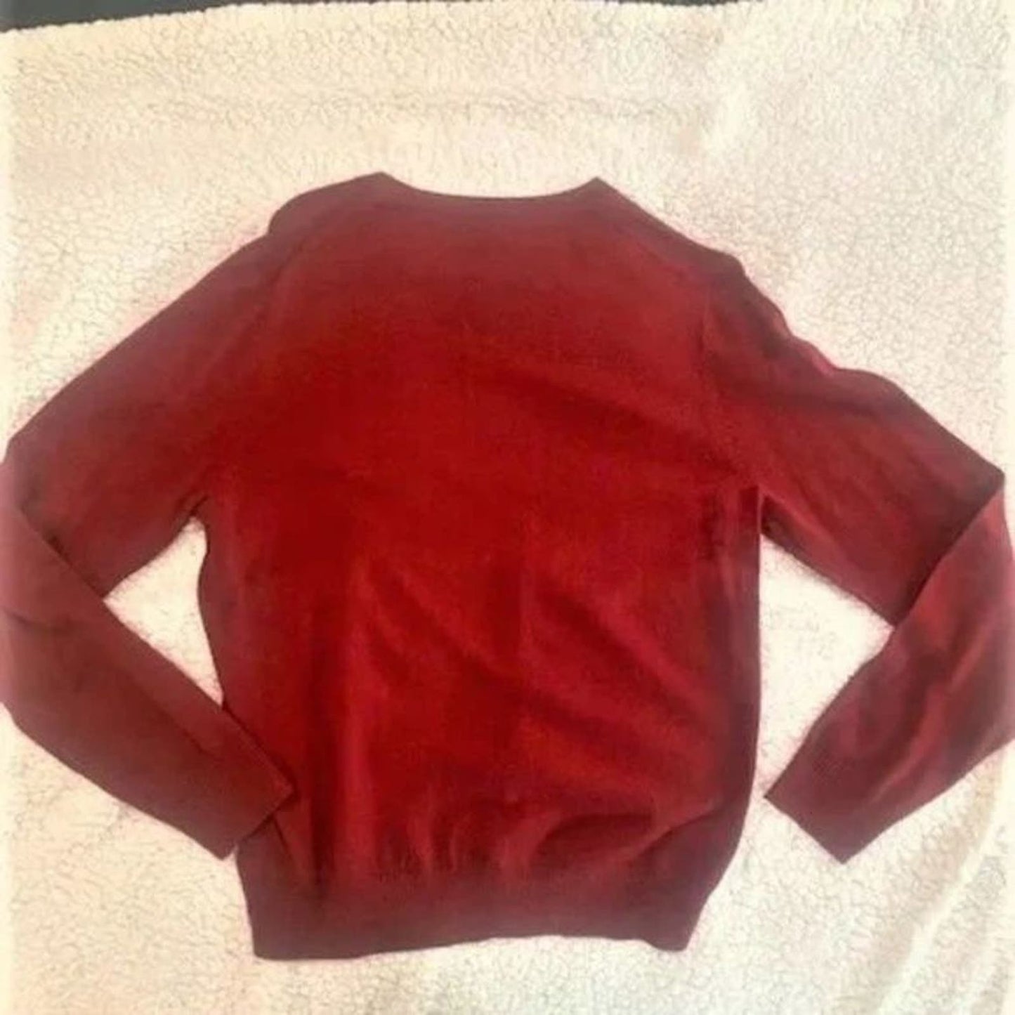 APT.9 Long Sleeve V-Neck Ribbed Cuffs Sweater Size Medium