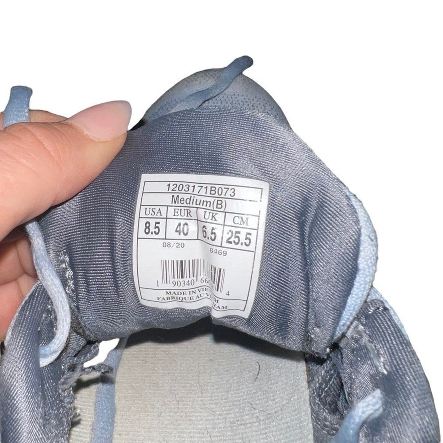 Brooks Glycerin 18 Women's Running Shoes Blue/Gray Lace Up Size 8.5