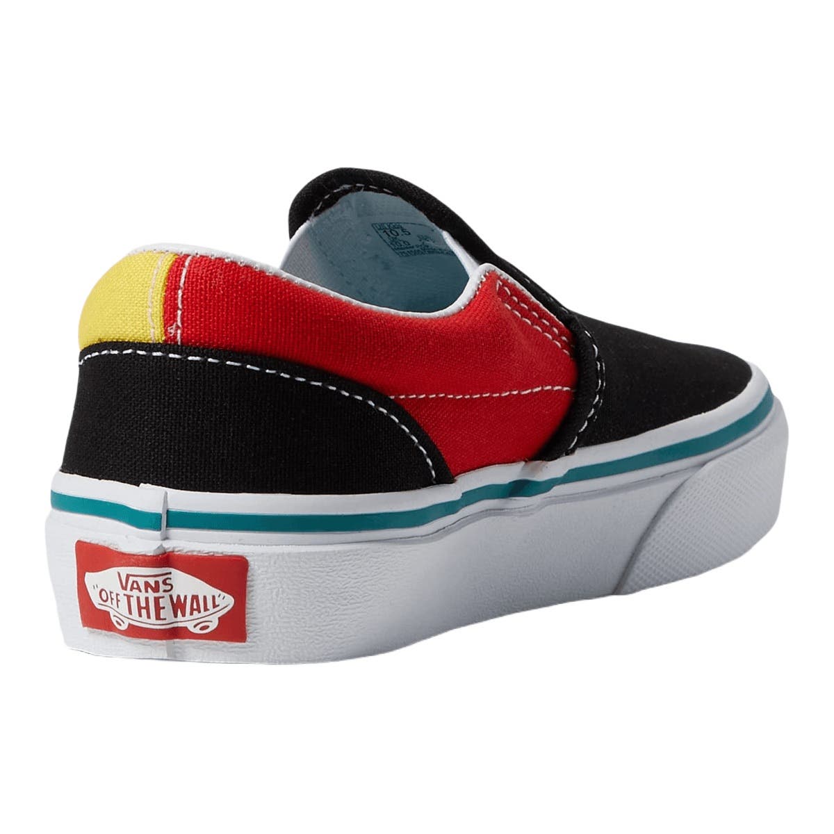 Vans Classic Slip-On Kids Unisex Multicolor Canvas Shoes Kids Size 12.0