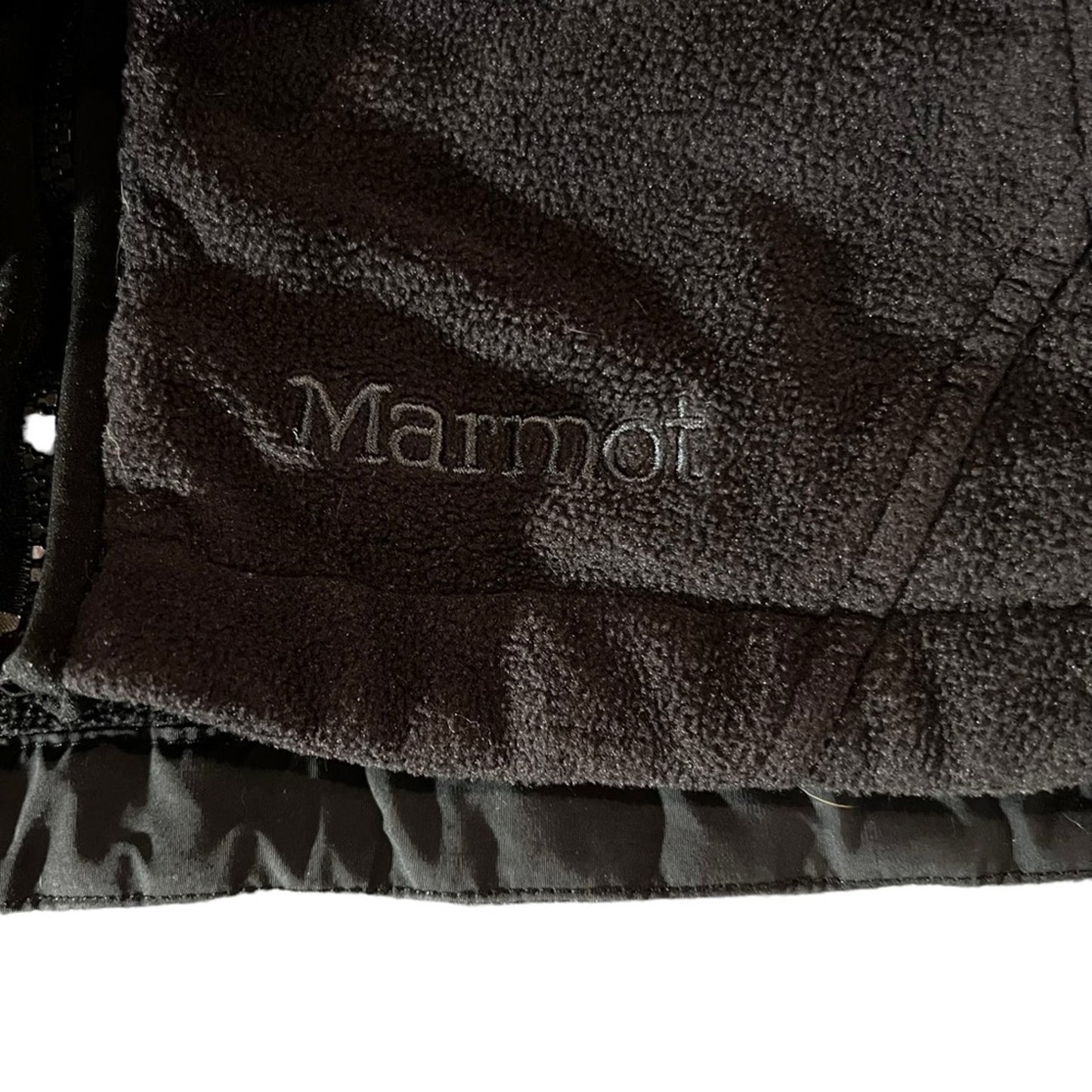 Marmot Jacket Womens Size Small Black Full Zip Fleece Mock Neck Pockets