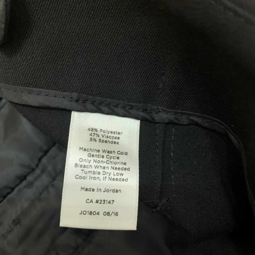 Talbots Dress Pants Women Size 10 Black Straight Leg Stretch