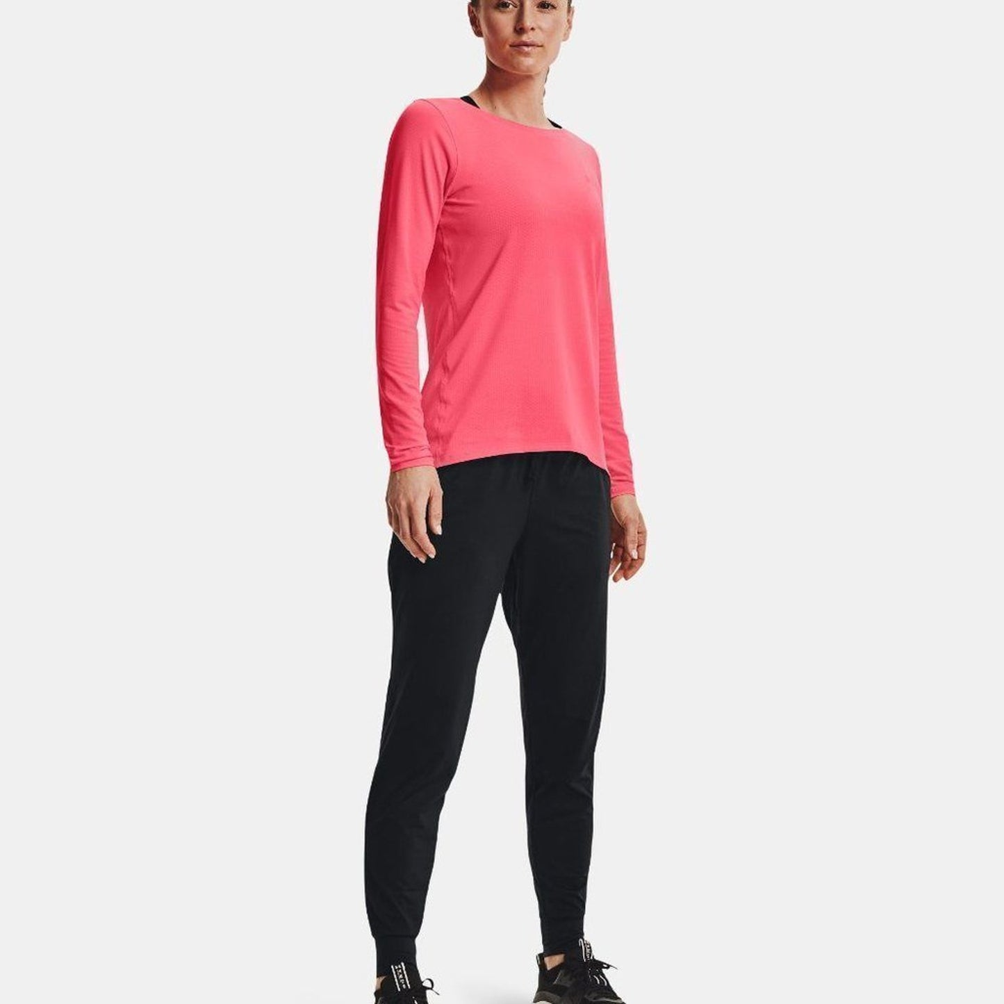 Under Armour Jogger Sweatpants Women's Medium Black Elastic Waist Drawstring