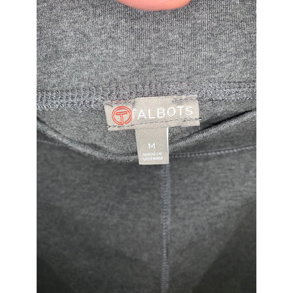 Talbots Women's Charcoal Grey Leggings Size Medium Casual Knit