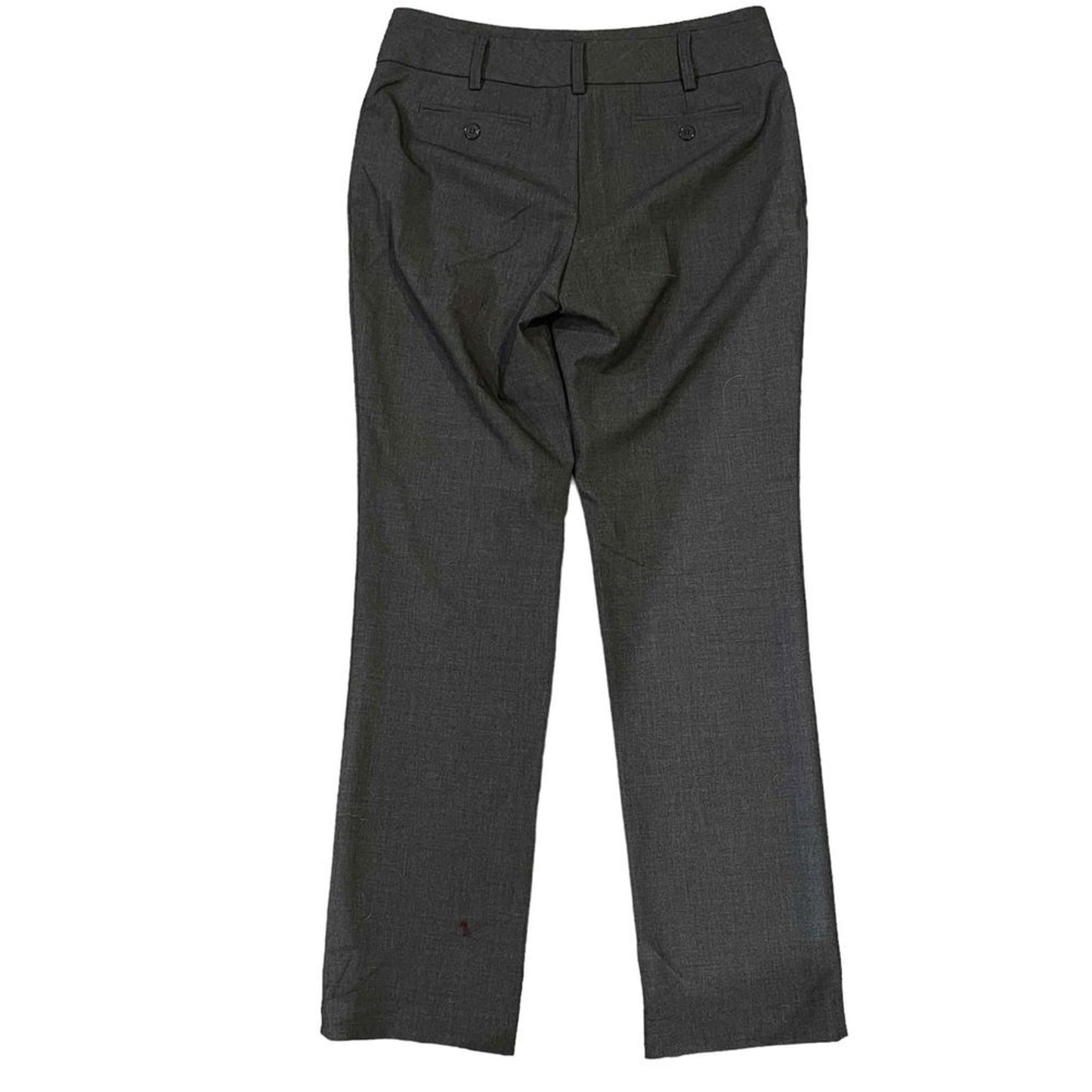 Worthington Dress Pants Womens 6 Gray Straight Leg Career Slacks