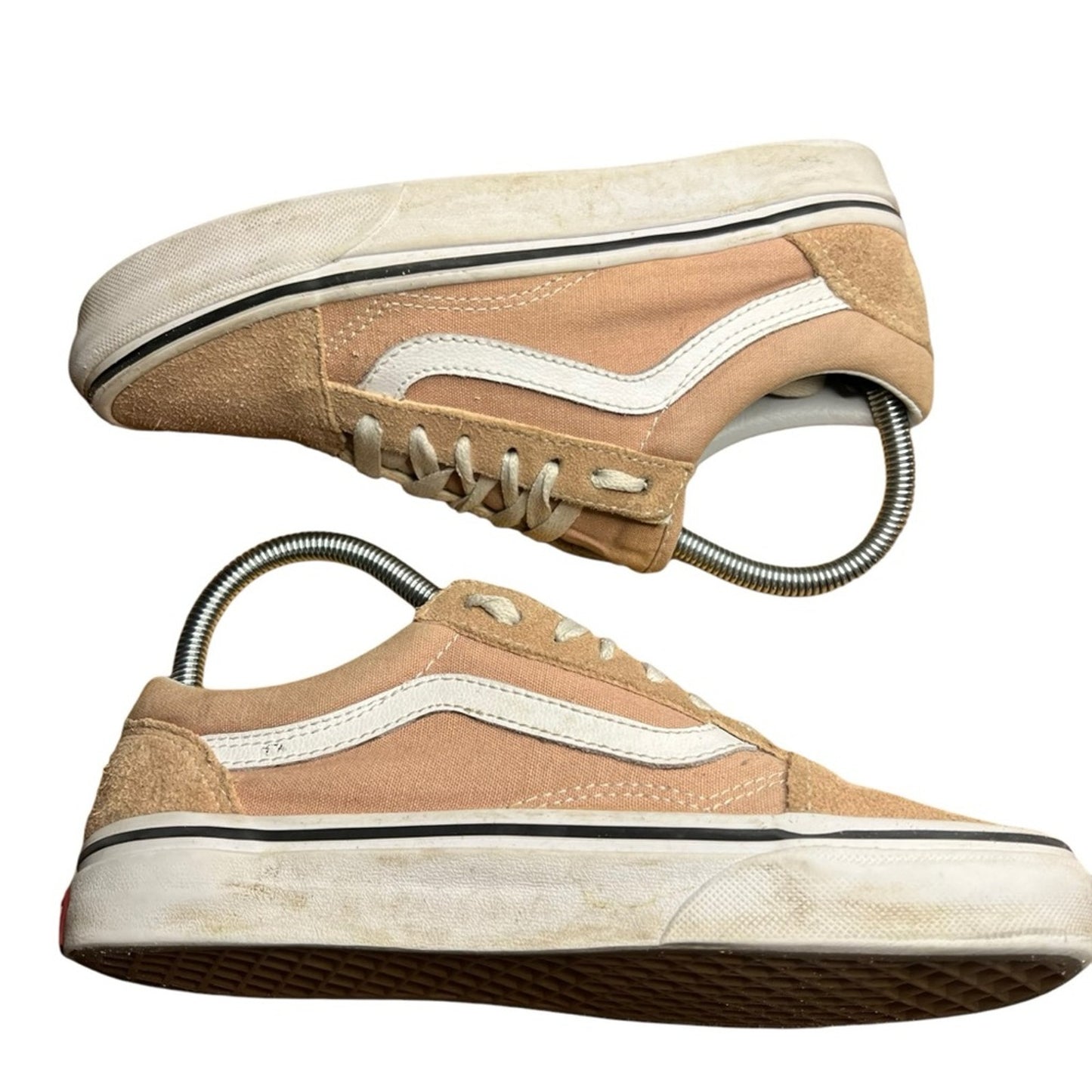Vans Old Skool Womens Sneakers Beige Warm Taupe Low Top Skate Size 6