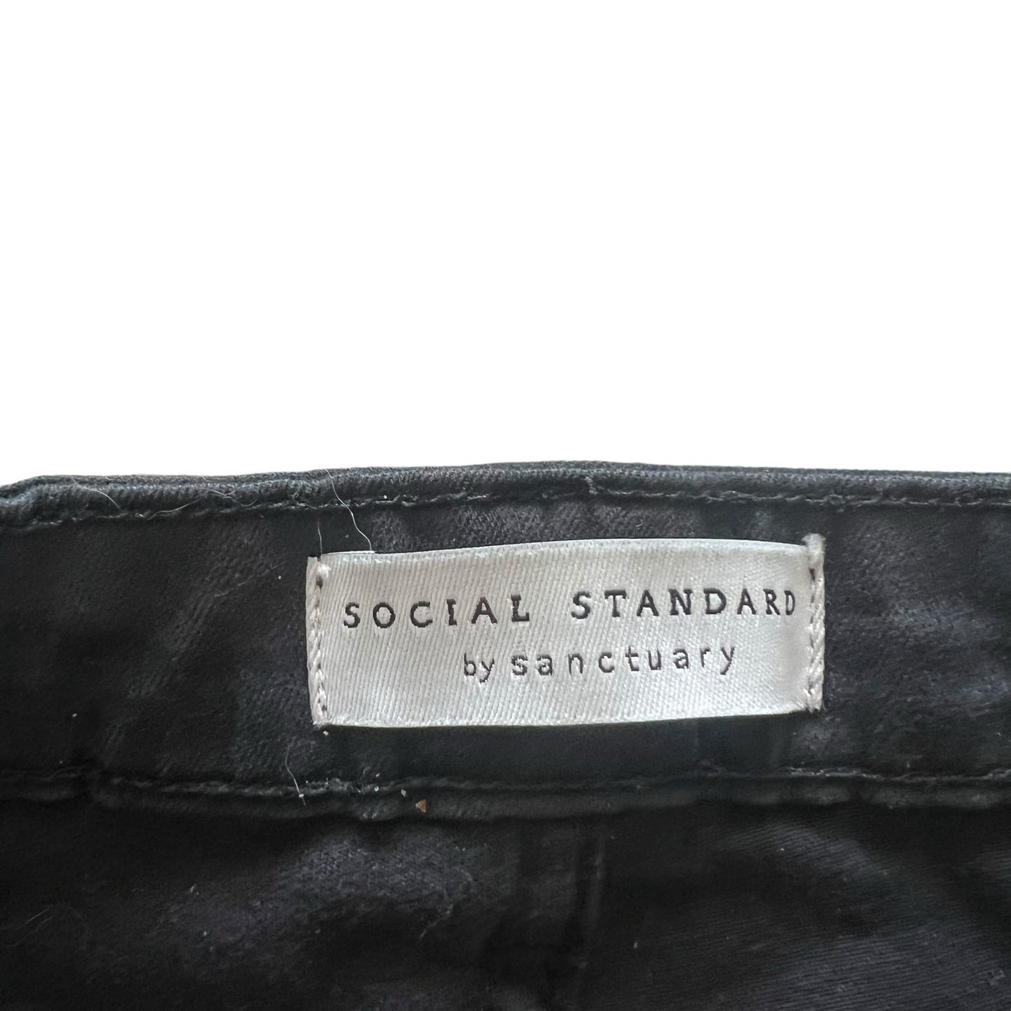 Social Standard by Sanctuary Black Camo Ankle Skinny Jeans Women’s Size 4